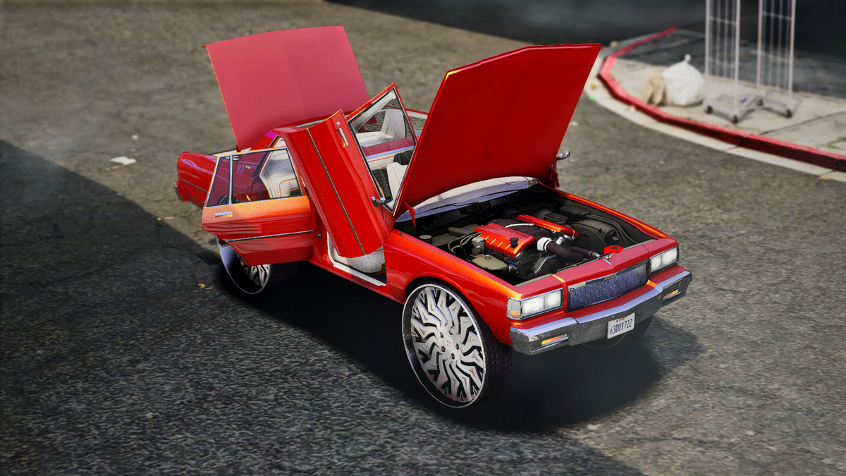 Butterfly Rims Racing Chevrolet Caprice Classic for FiveM | Butterfly Doors + Rucci Forged ...