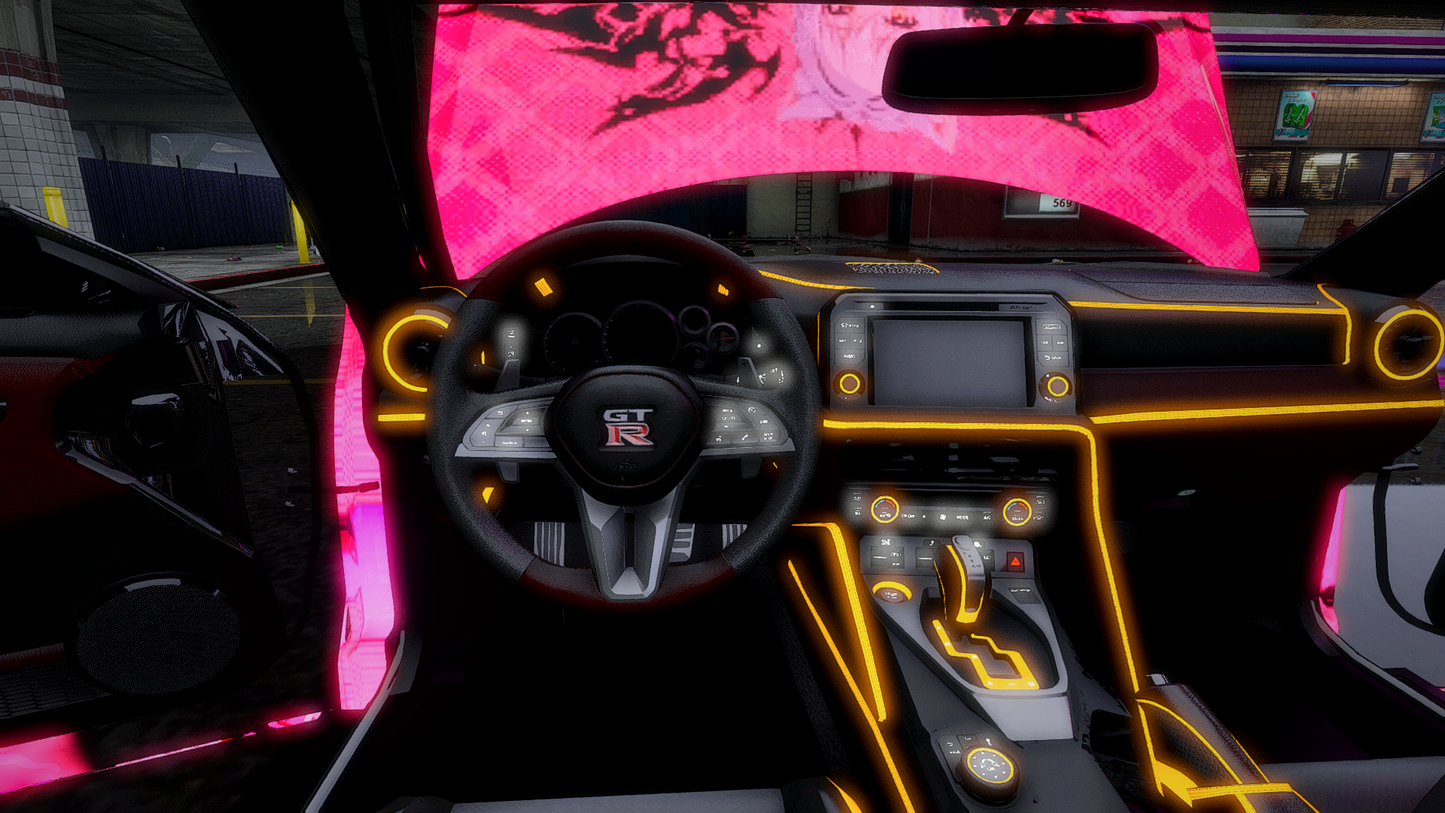 Nissan GTR R35 Keneko Livery Dinamic RGB Lights