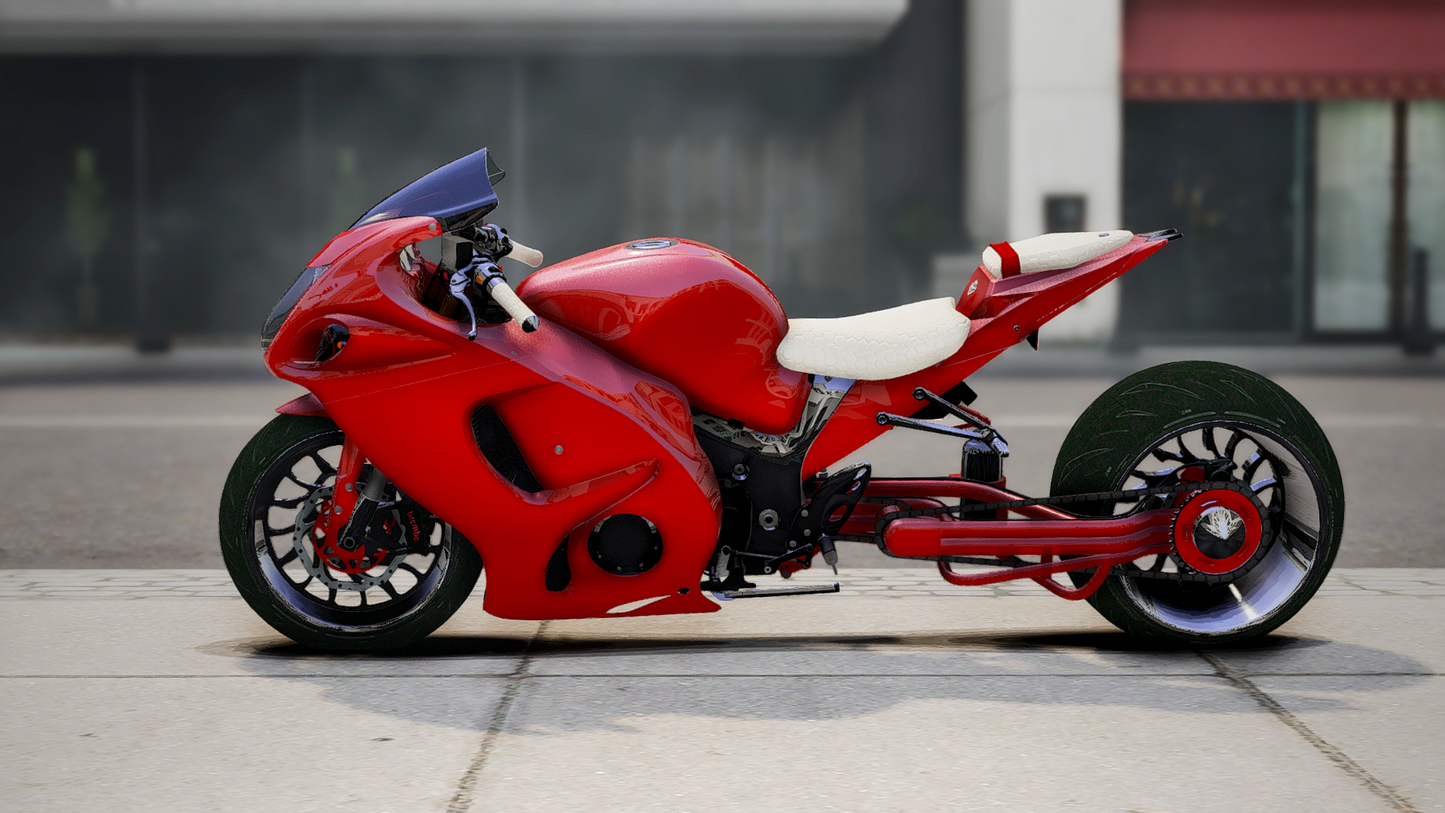 Suzuki Hayabusa Drag V2 | Debadged