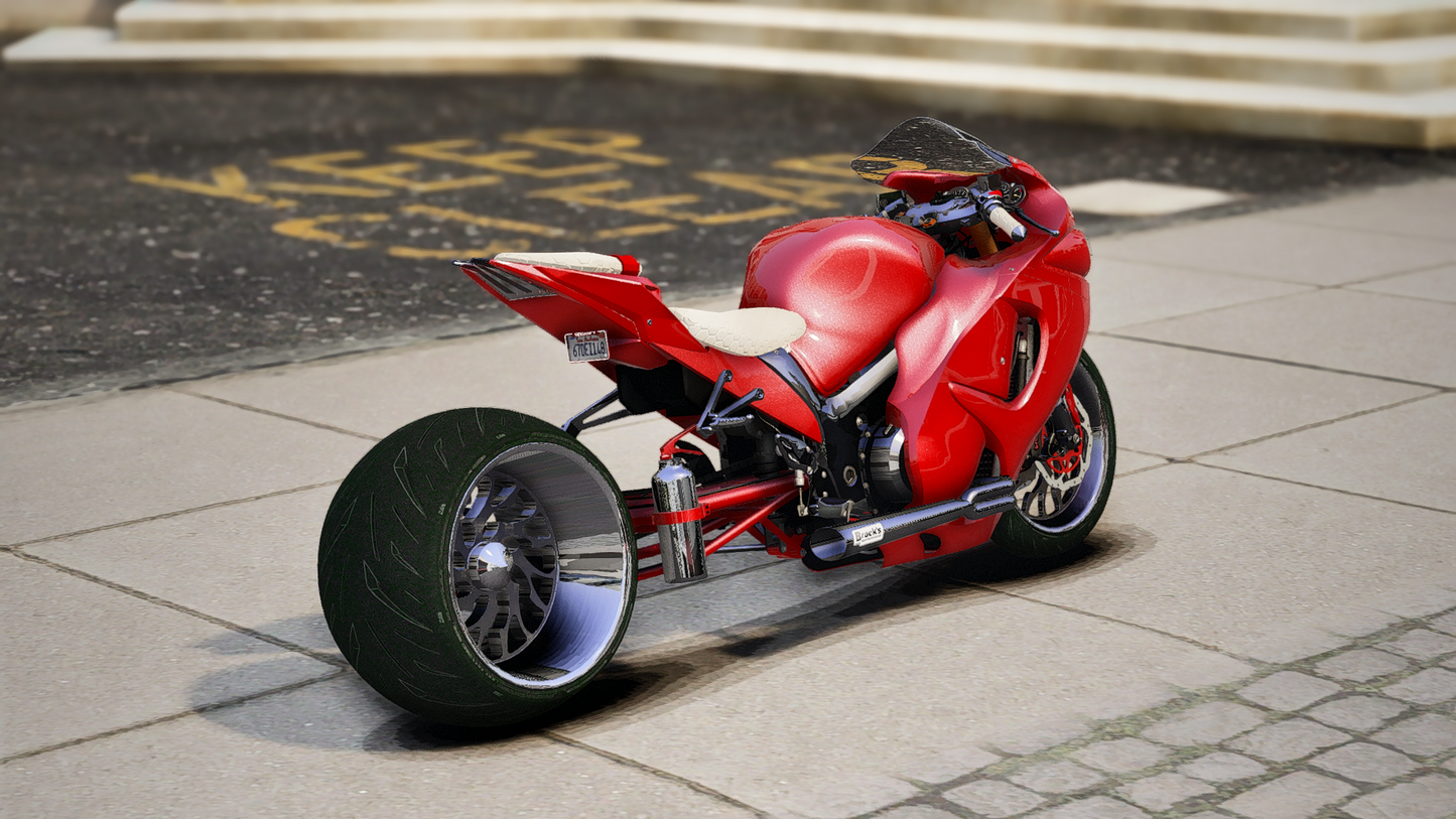 Suzuki Hayabusa Drag V2 | Debadged