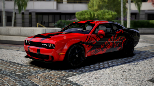 Dodge Challenger Hellcat Redeye Livery Custom