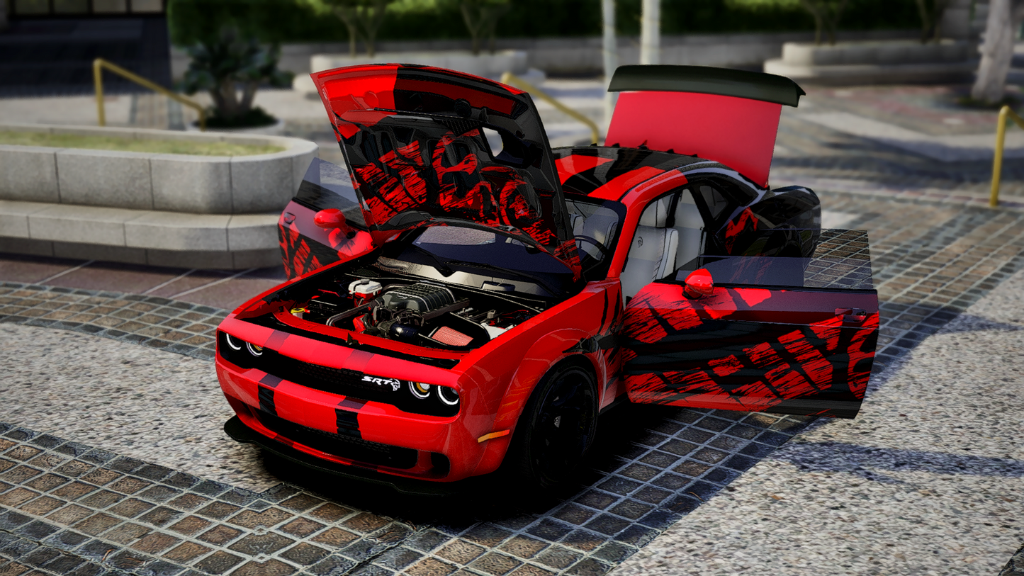 Dodge Challenger Hellcat Redeye Livery Custom