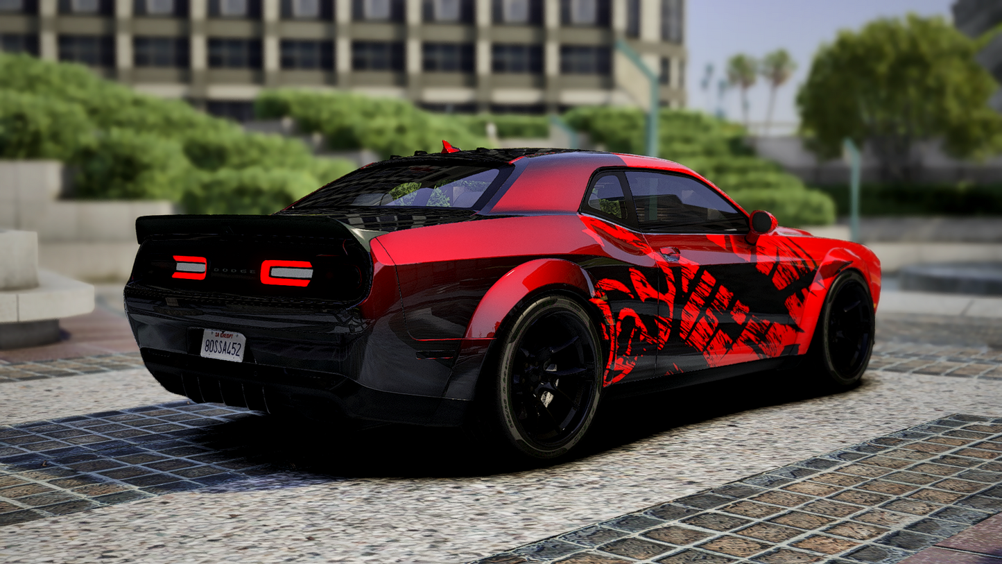 Dodge Challenger Hellcat Redeye Livery Custom