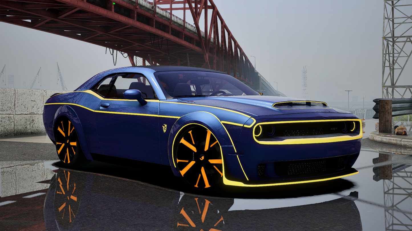 Dodge Challenger Glow Edition on Forgiatos