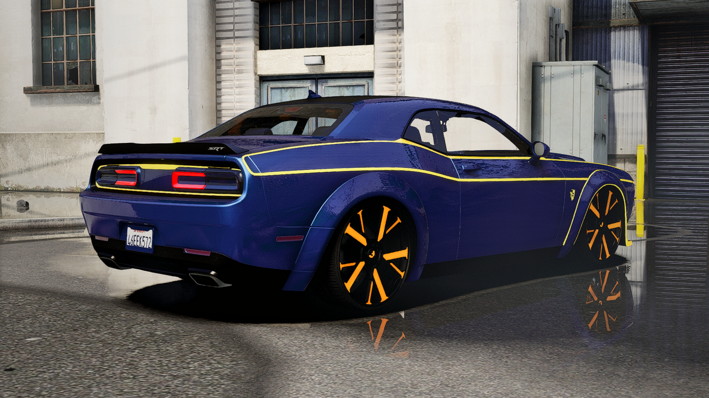 Dodge Challenger Glow Edition on Forgiatos