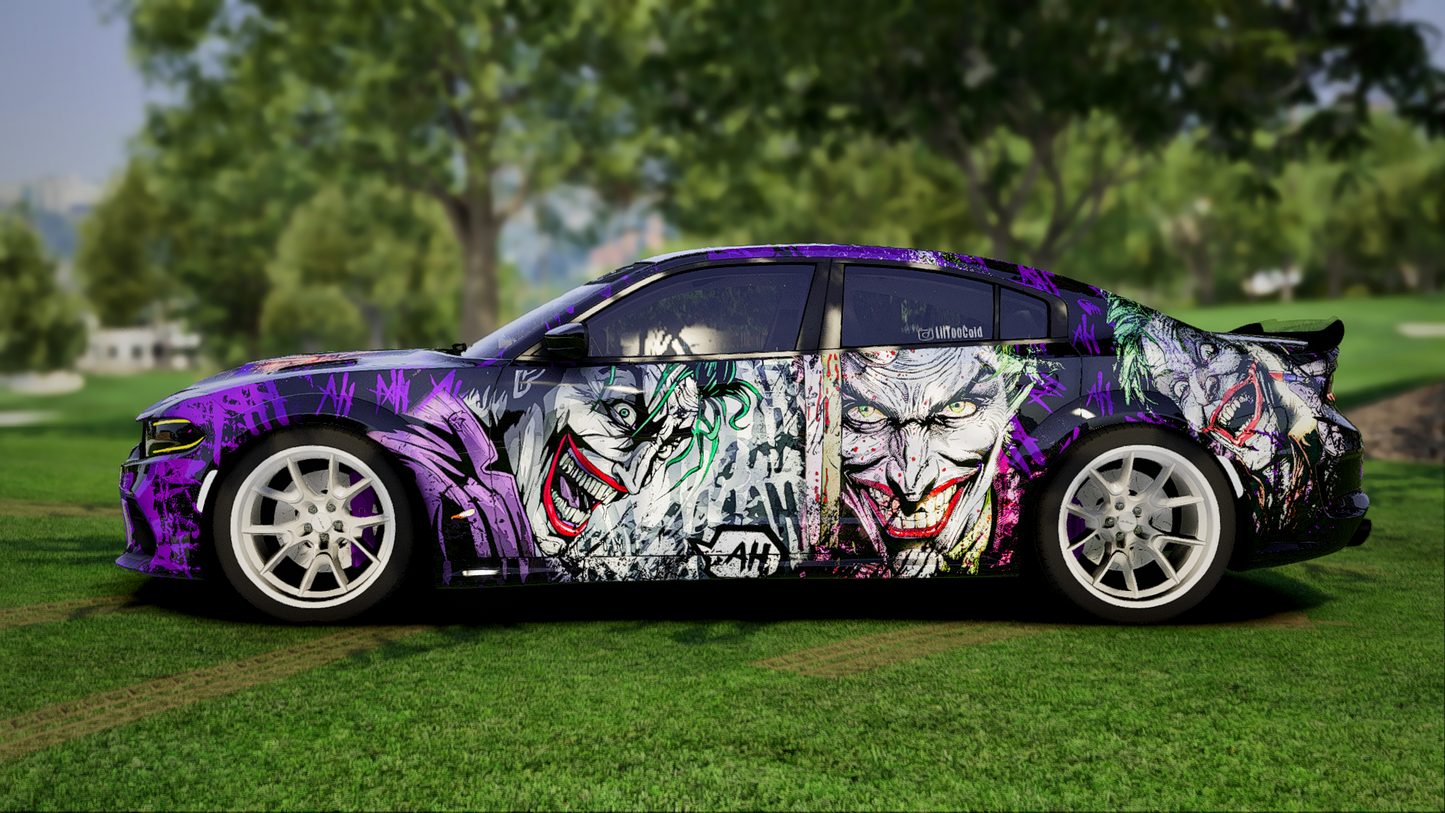 Dodge Charger Joker Edition + Sound Box