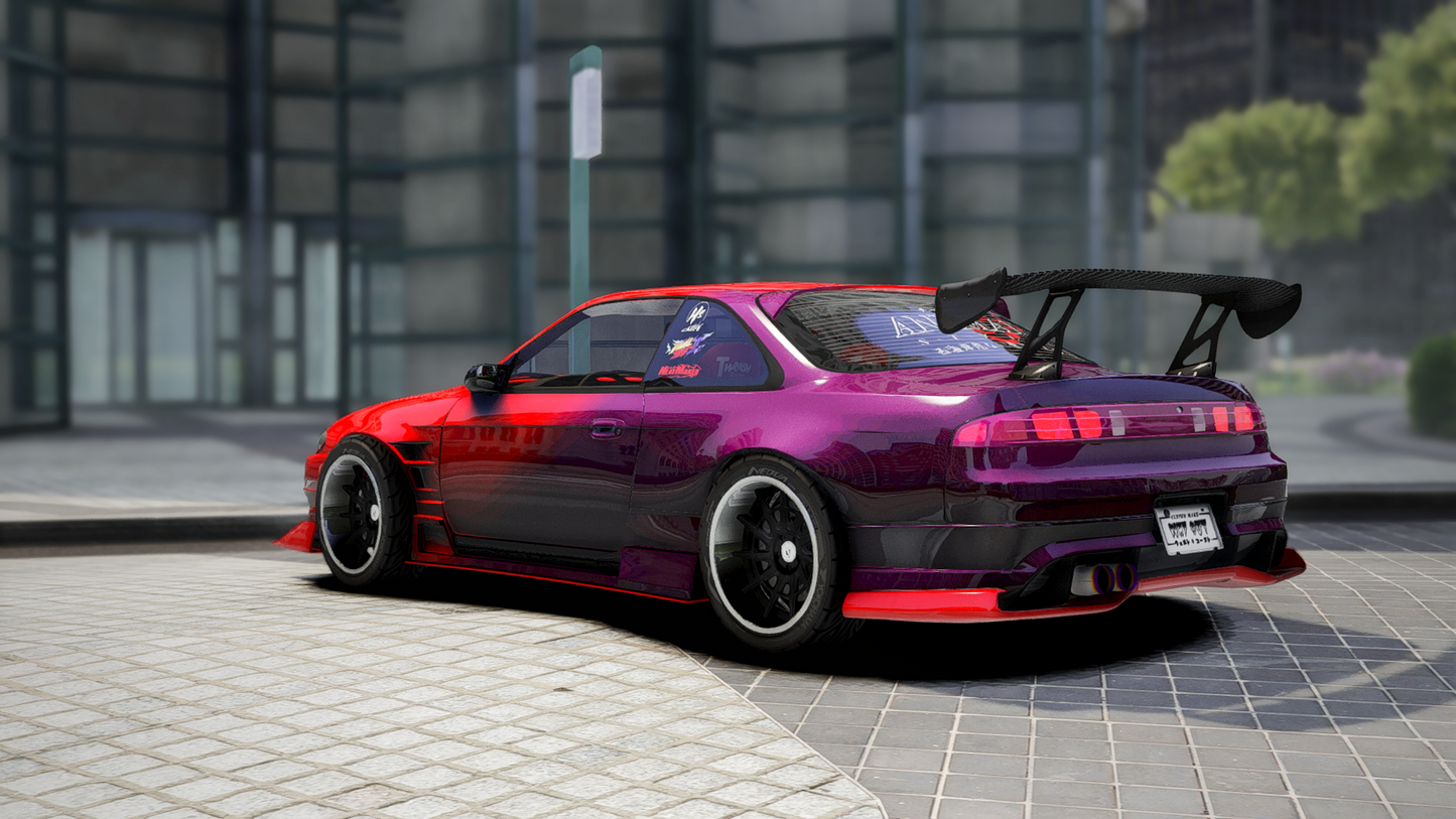 Nissan S14.5 Animal Style JuJu | Debadged | Livery