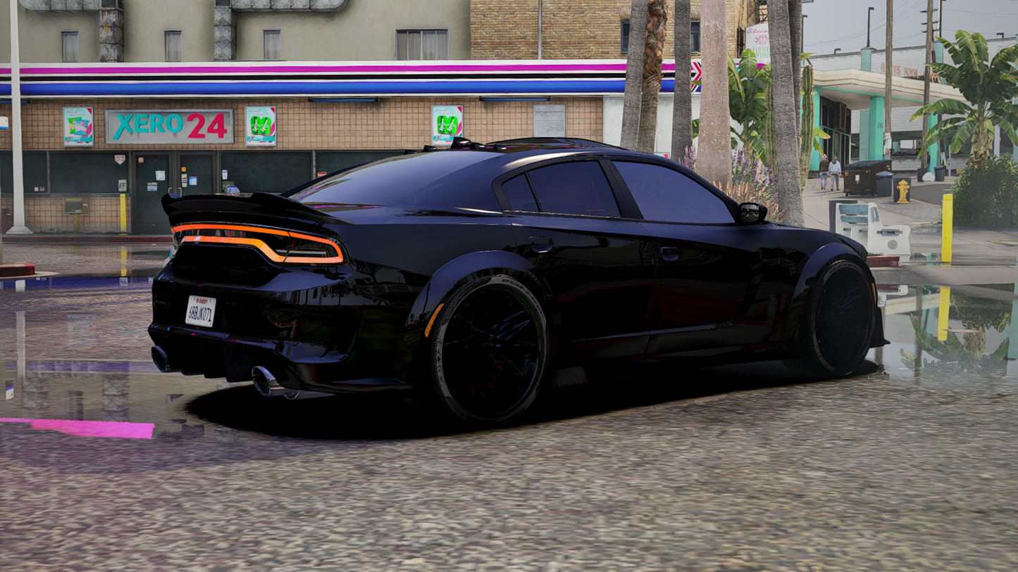 Dodge Charger Hellcat Black Red Edition