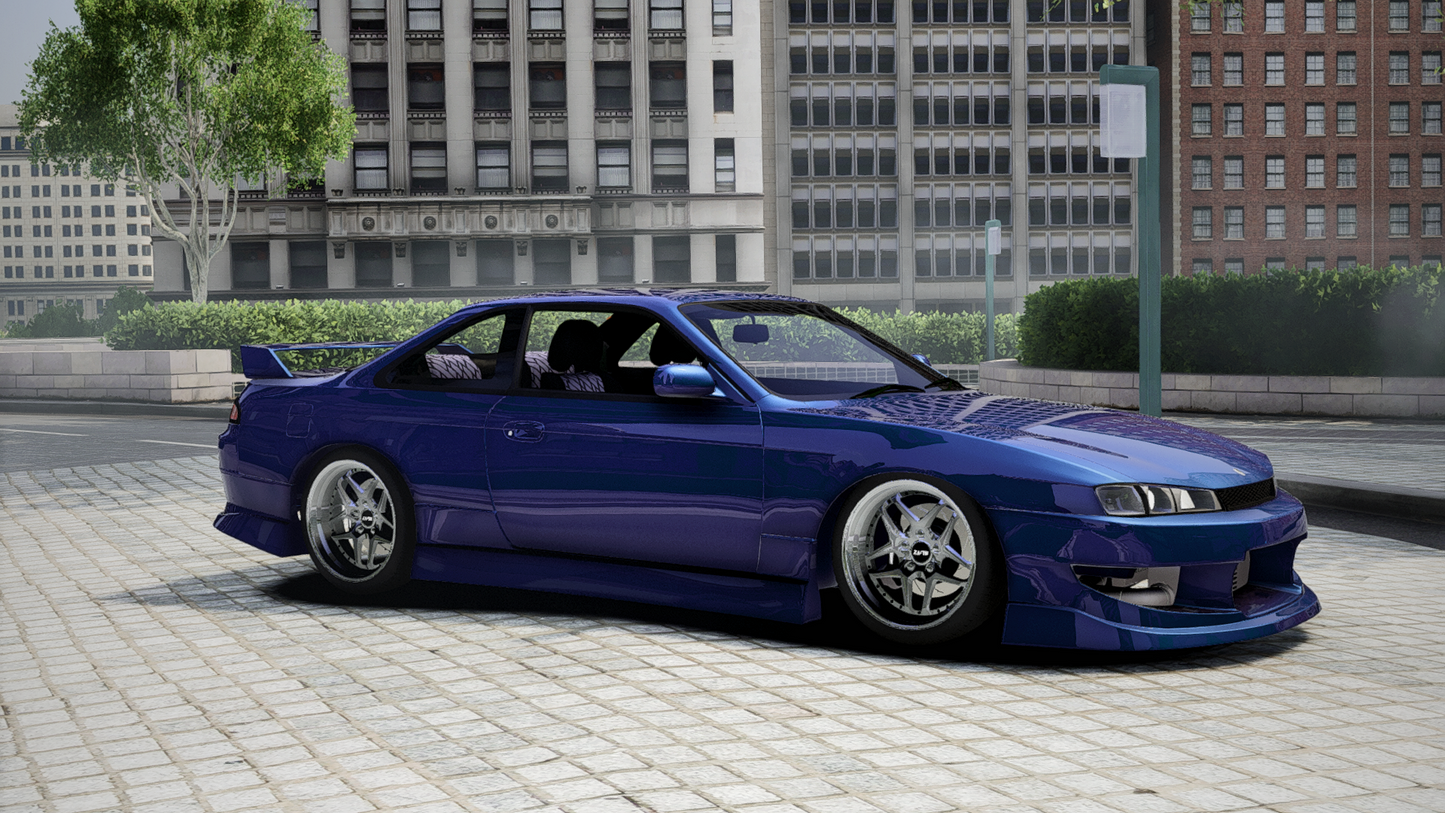 Custom Nissan S14 Twin Turbo 4 Rotor