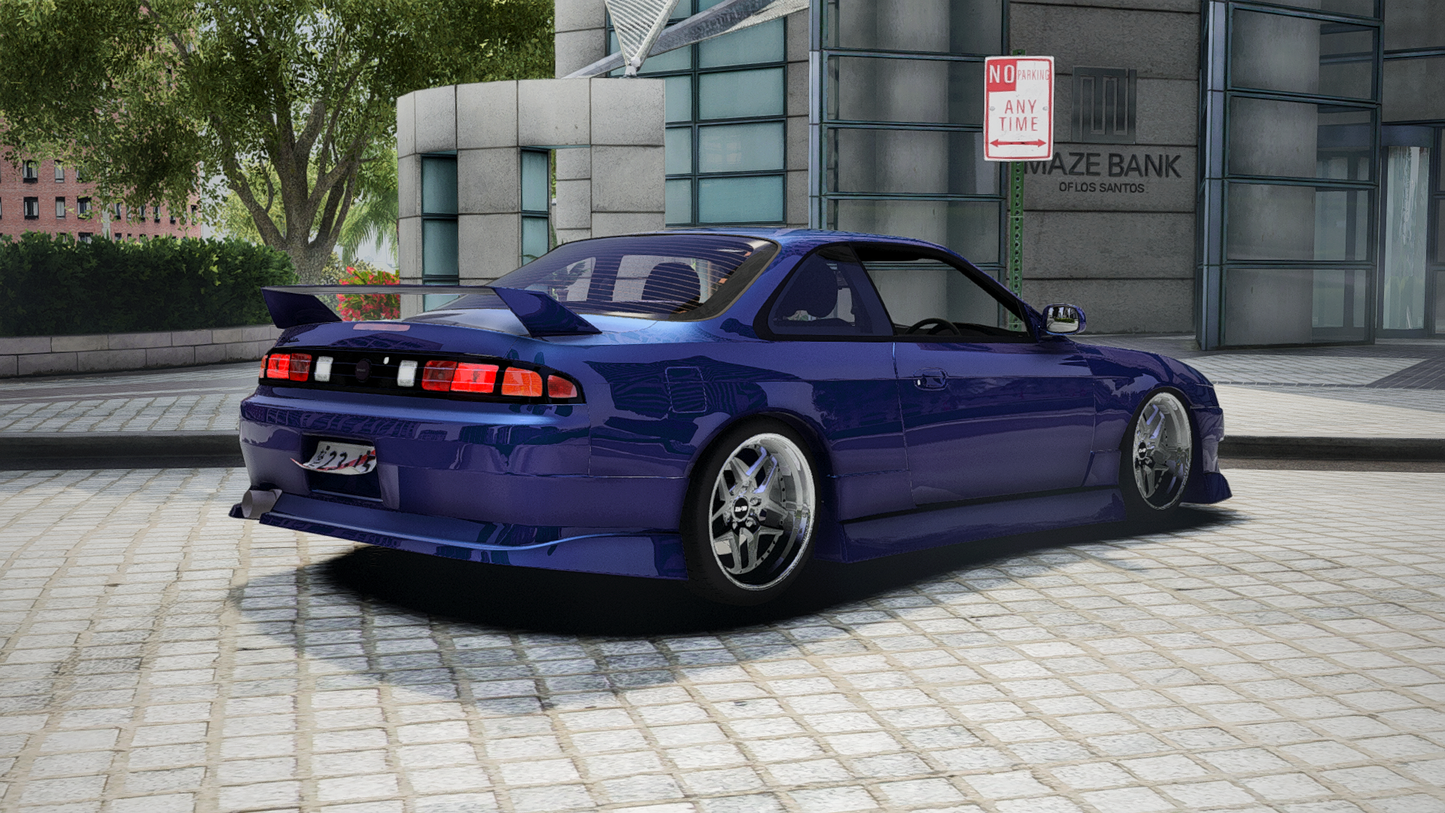 Custom Nissan S14 Twin Turbo 4 Rotor