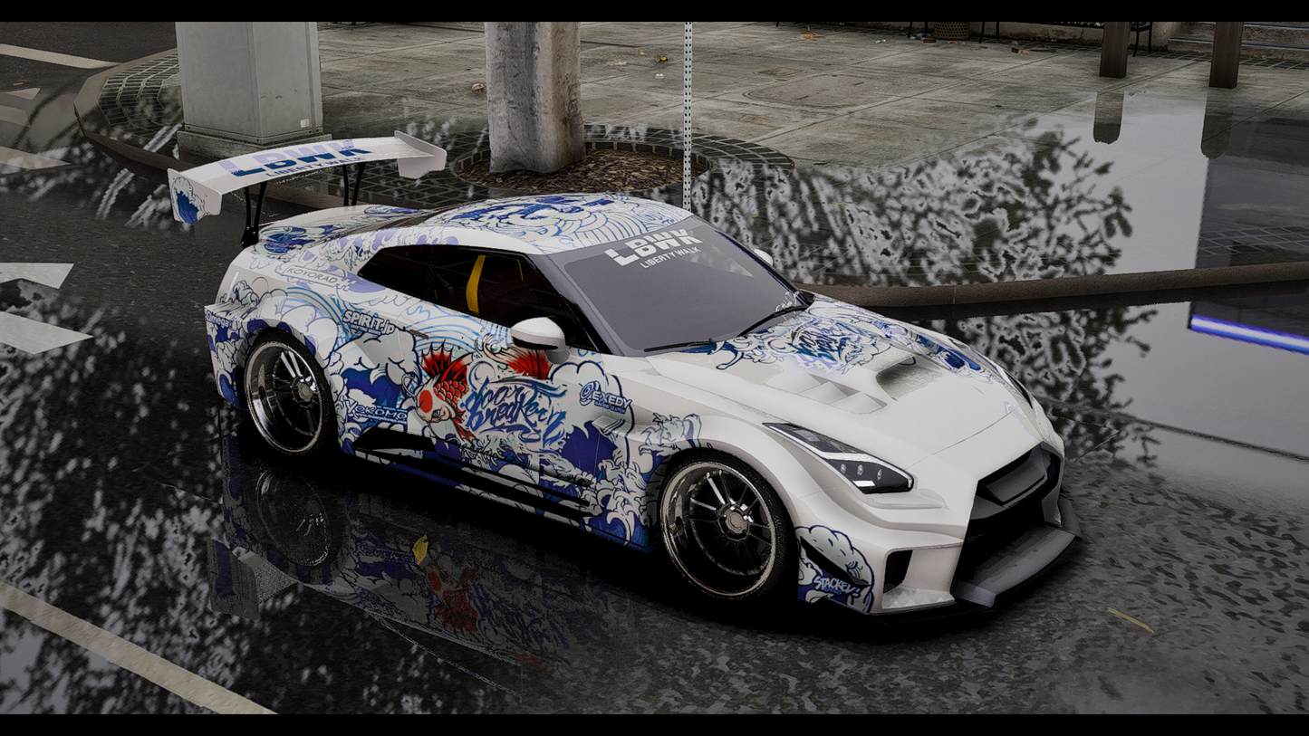 Nissan GTR R35 Liberty Walk Livery Custom