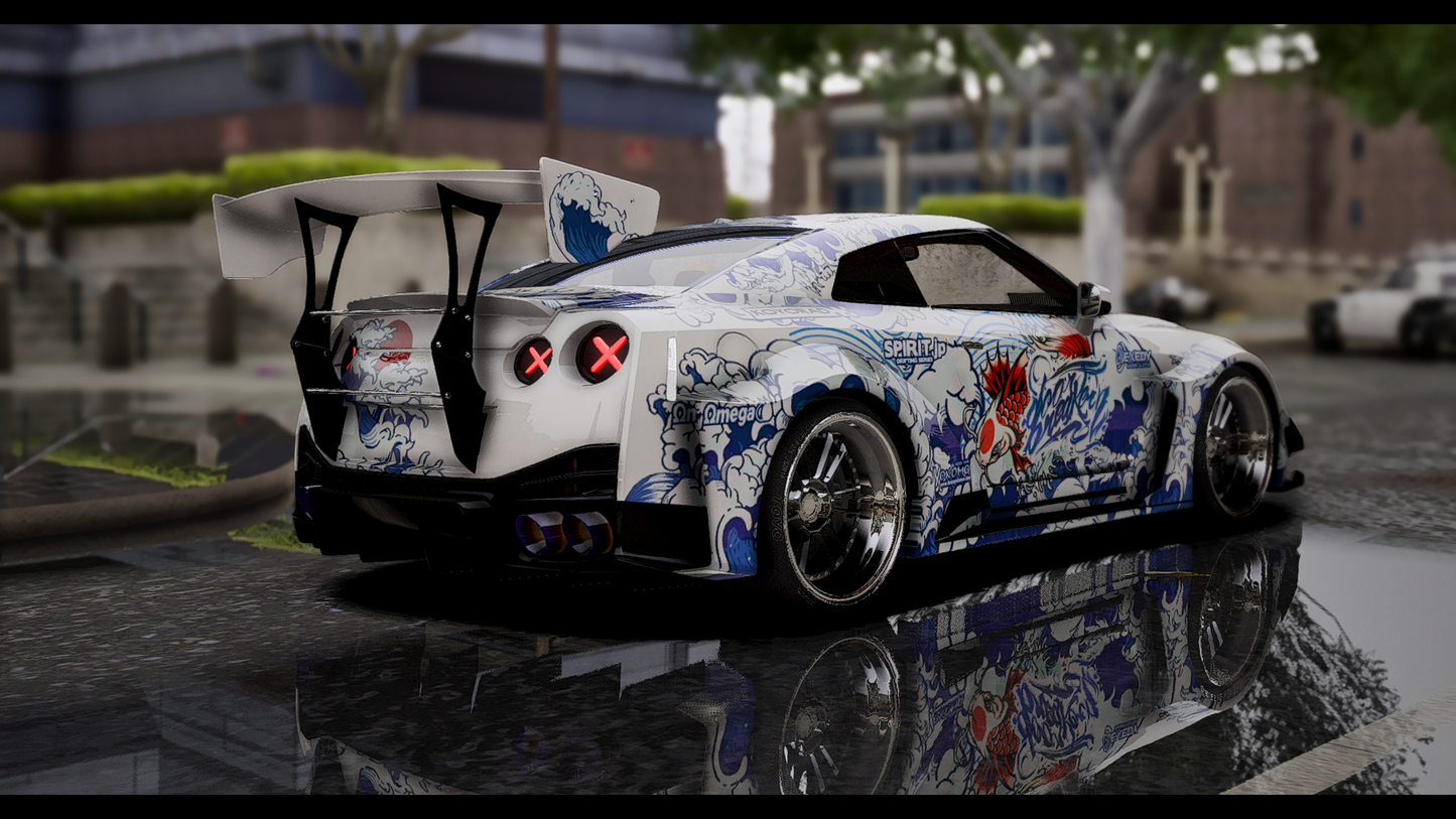 Nissan GTR R35 Liberty Walk Livery Custom