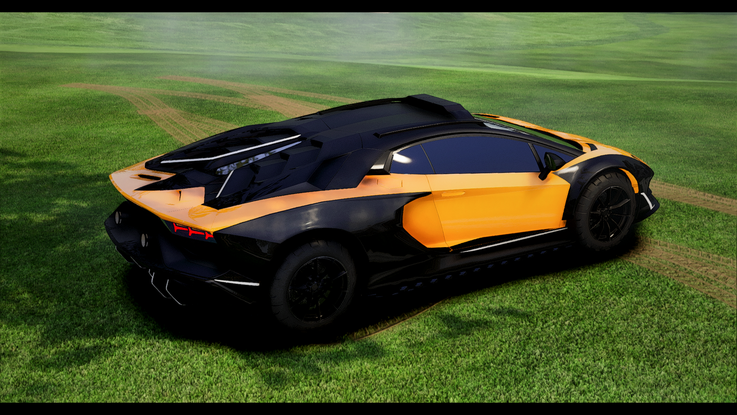 Lamborgini Aventador SVJ Sterrato Offroad | Debadged