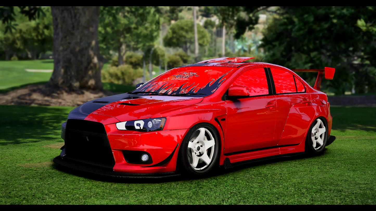 Mitsubishi Evo X Widebody | Debadged | Livery