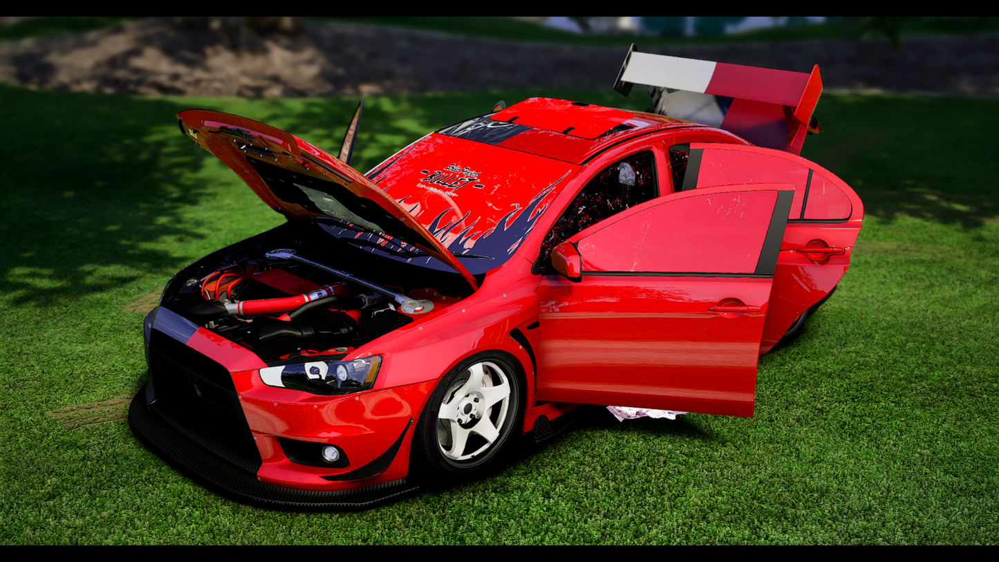 Mitsubishi Evo X Widebody | Debadged | Livery