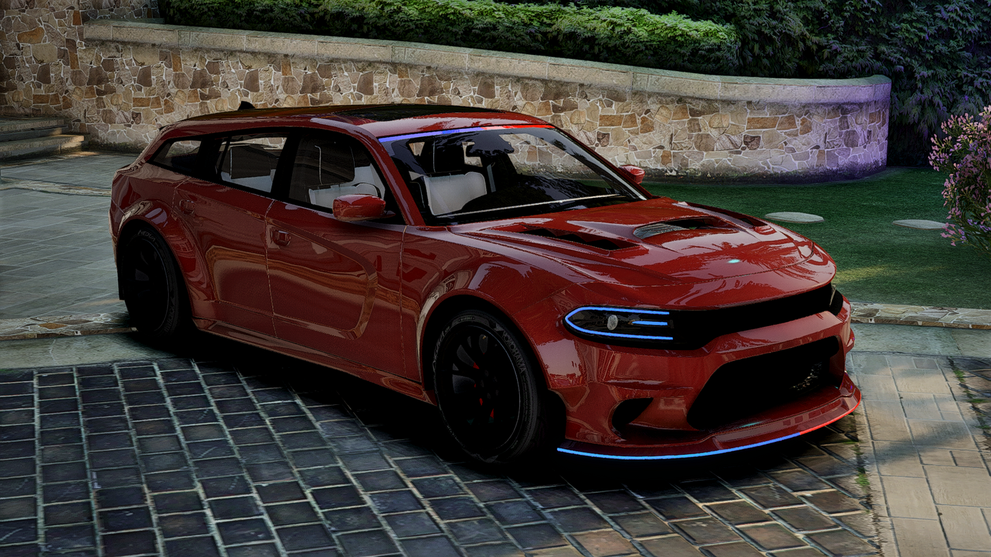 Dodge Charger SRT Wagon Modern Lights | Debadged