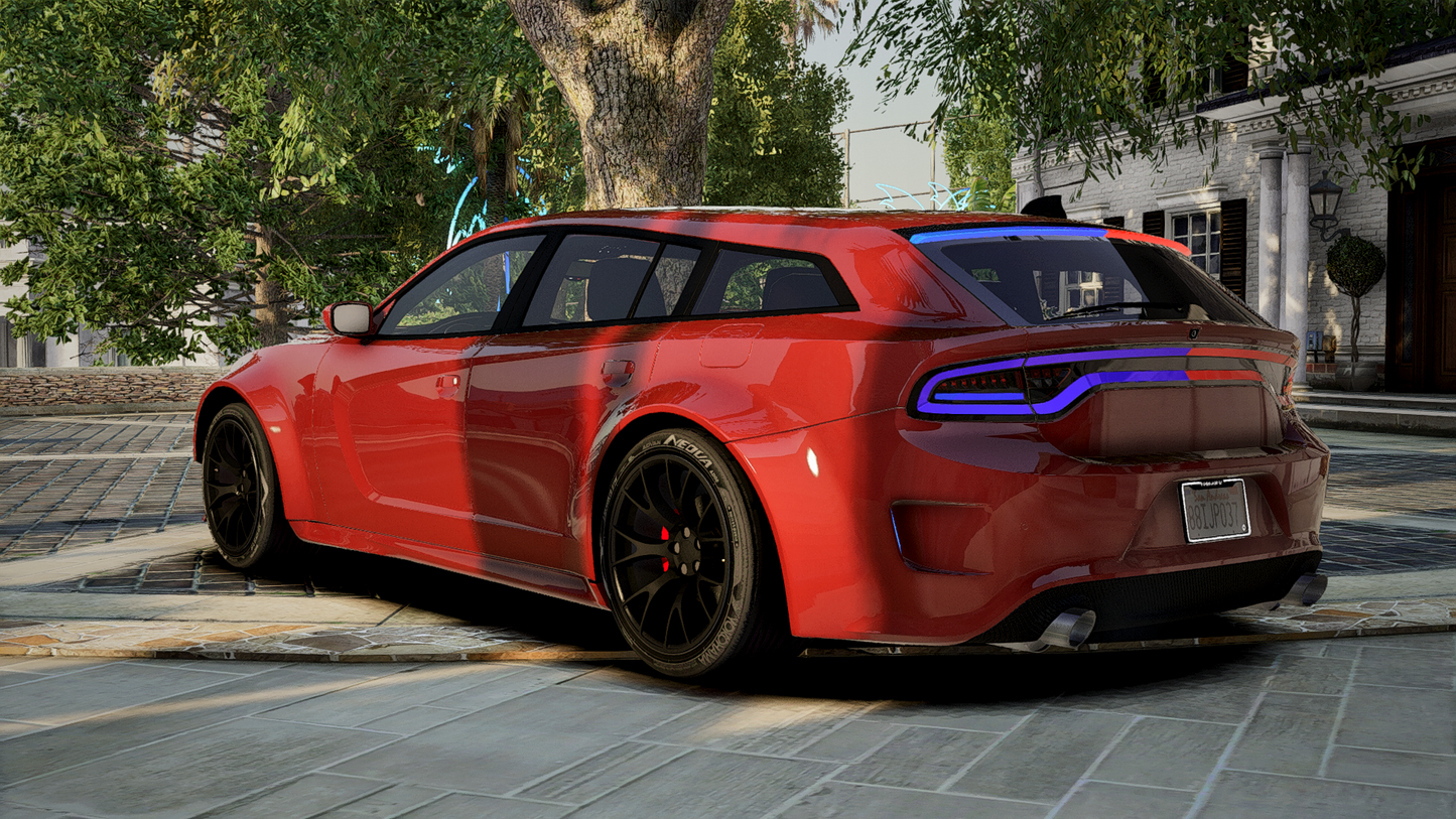 Dodge Charger SRT Wagon Modern Lights | Debadged