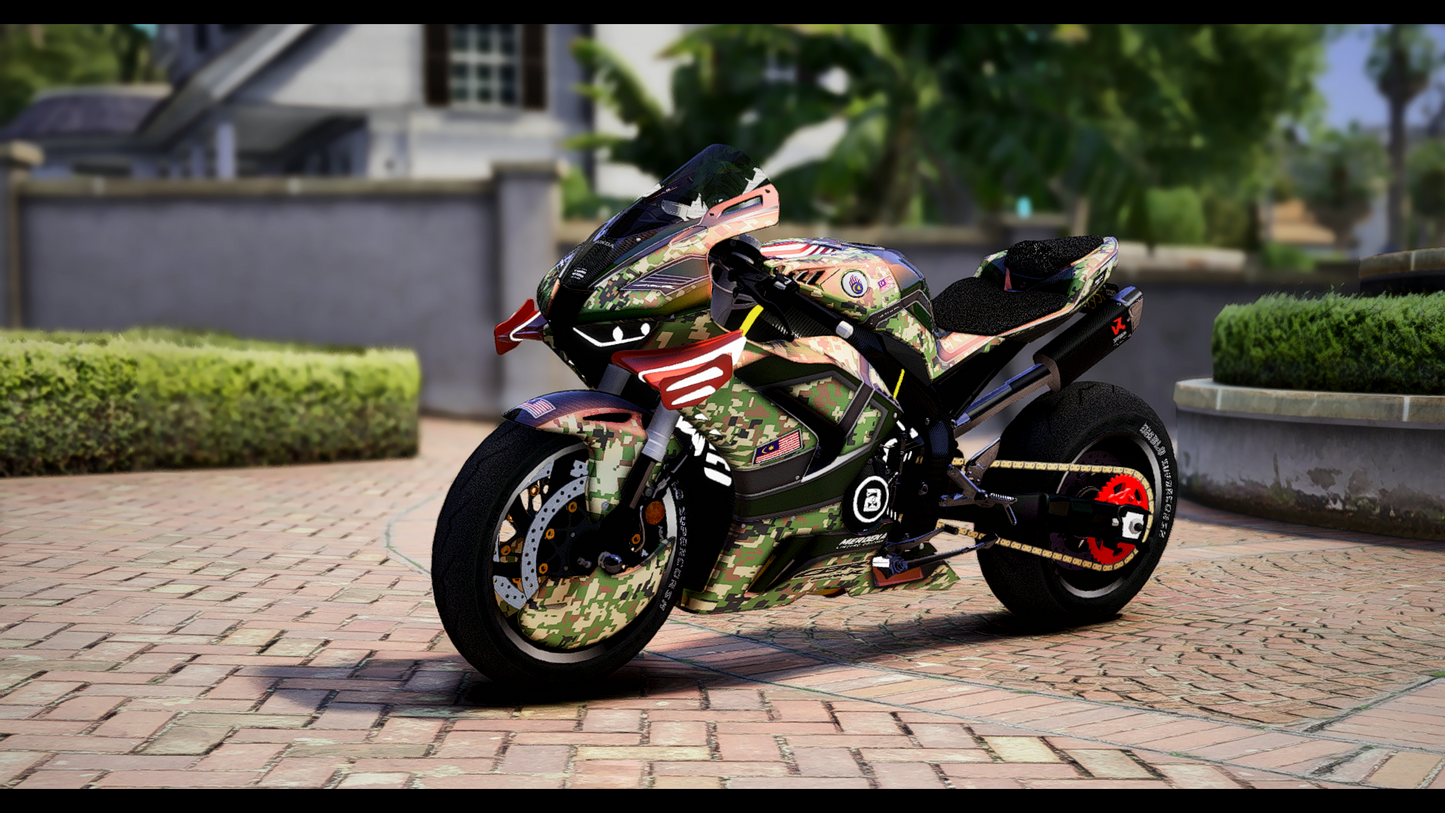Custom Honda CBR1000RR-R Stretched [+46 Tuning Parts] | Debadged