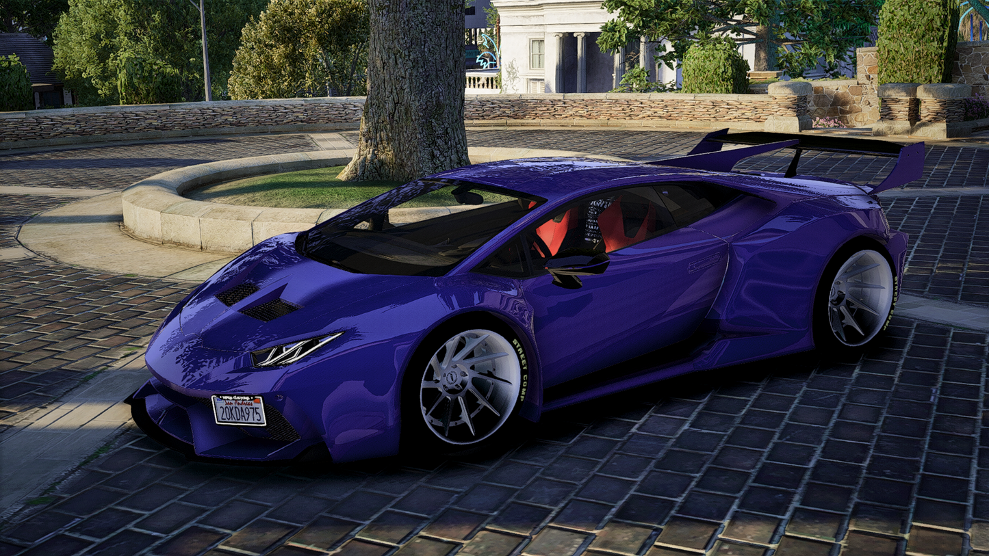 Lamborghini Huracan Liberty Walk Twin Turbo | Debadged