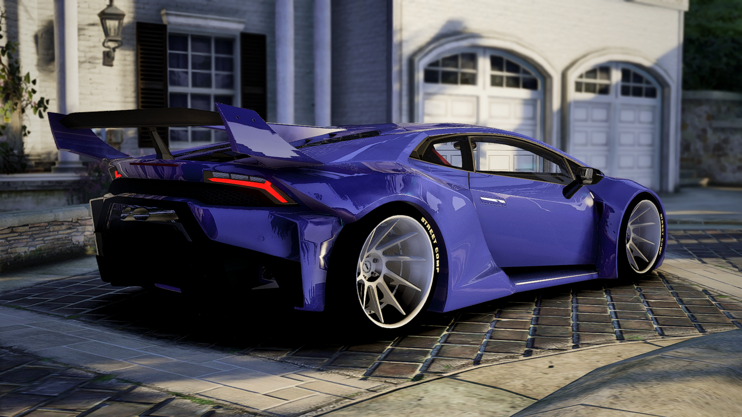 Lamborghini Huracan Liberty Walk Twin Turbo | Debadged