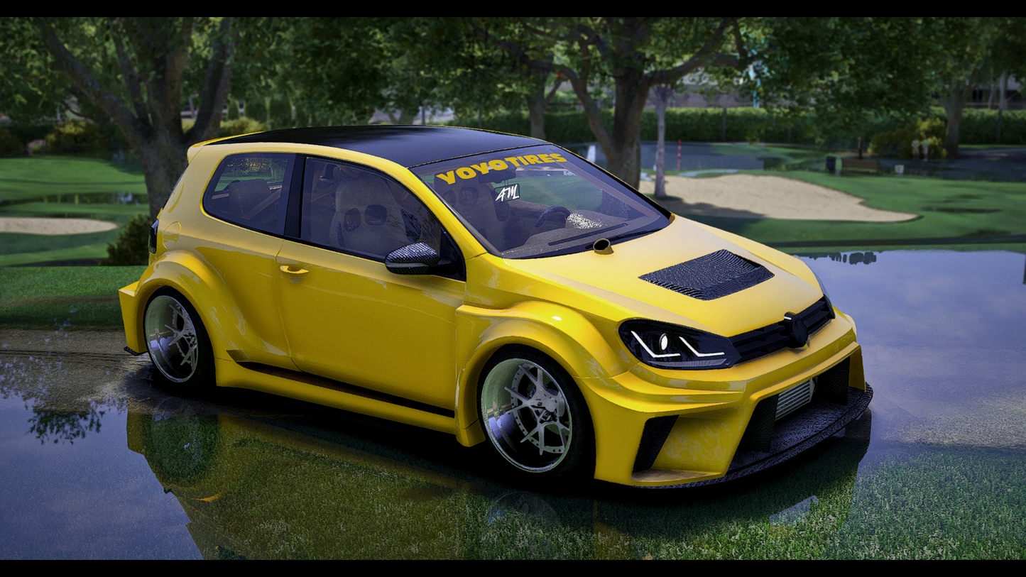 Widebody Volkswagen MK6 Turbo | Debadged