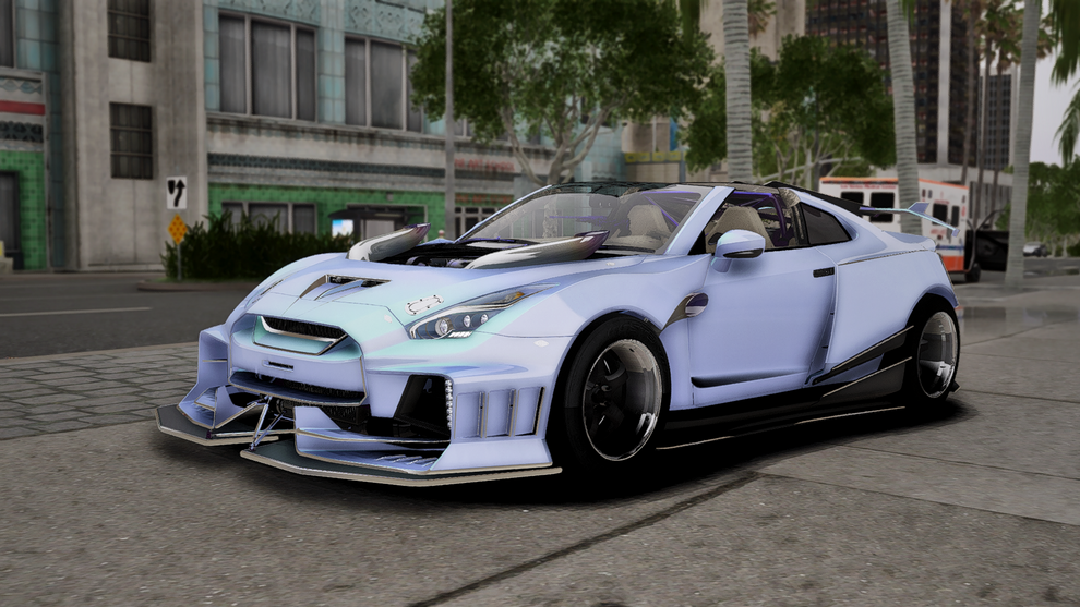 Nissan GTR R35 Widebody “Godzilla” – Debadged FiveM Car – Capos FiveM ...