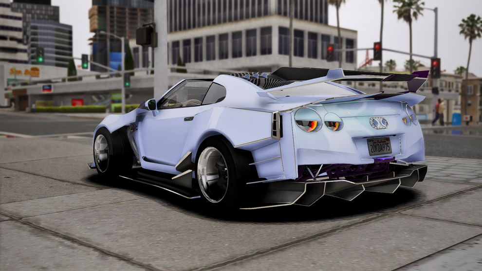 Nissan GTR R35 Widebody “Godzilla” – Debadged FiveM Car – Capos FiveM ...