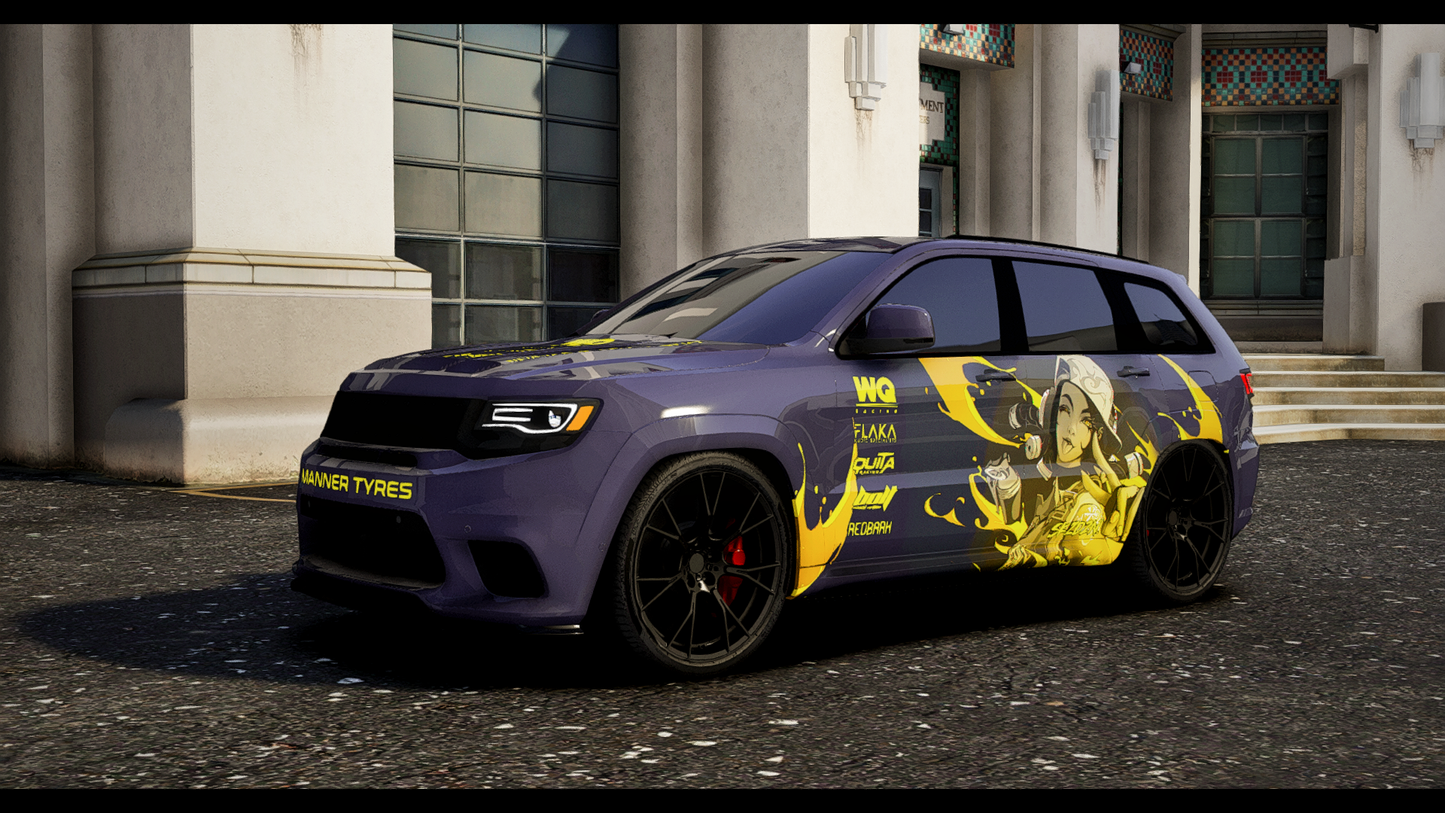 Jeep Grand Cherokee Trackhawk Maxton Design | Debadged | Livery