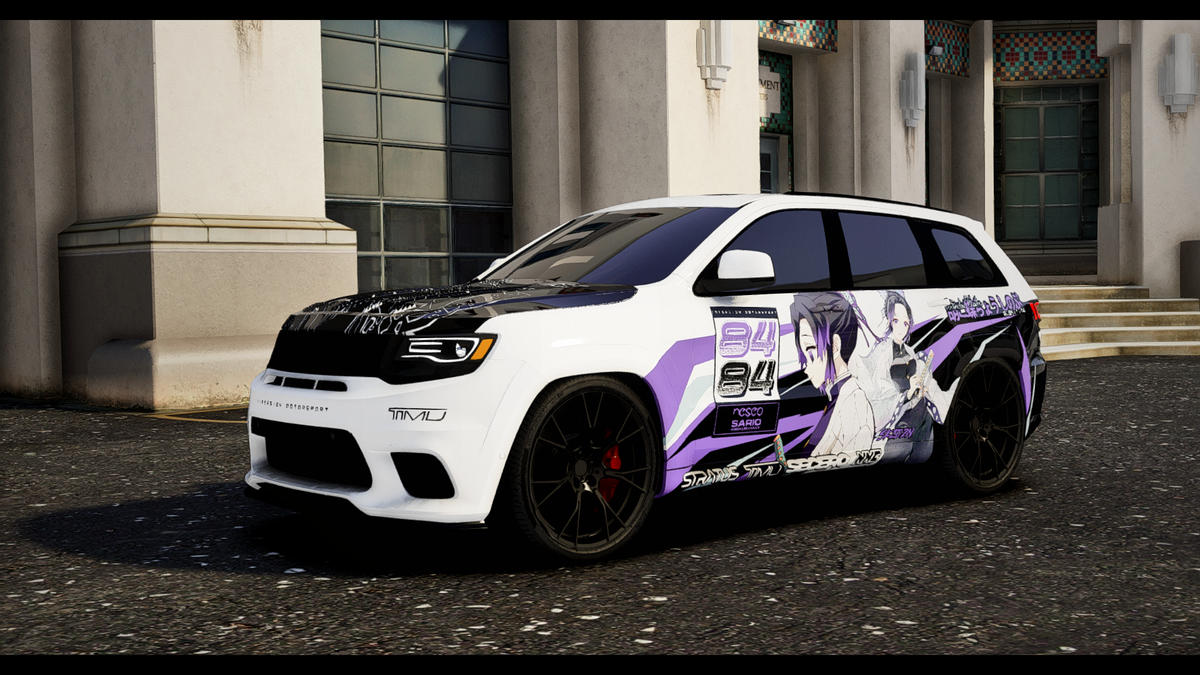 Trackhack Full Design Jeep Trackhawk Maxton Design Debadged | FiveM SUV Livery Mod – Capos ...