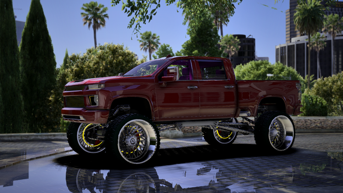 Chevy Silverado 2500HD LTZ Lifted SEMA | Debadged