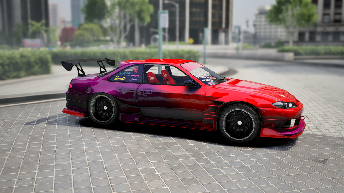 Nissan S14.5 Animal Style JuJu | Debadged | Livery