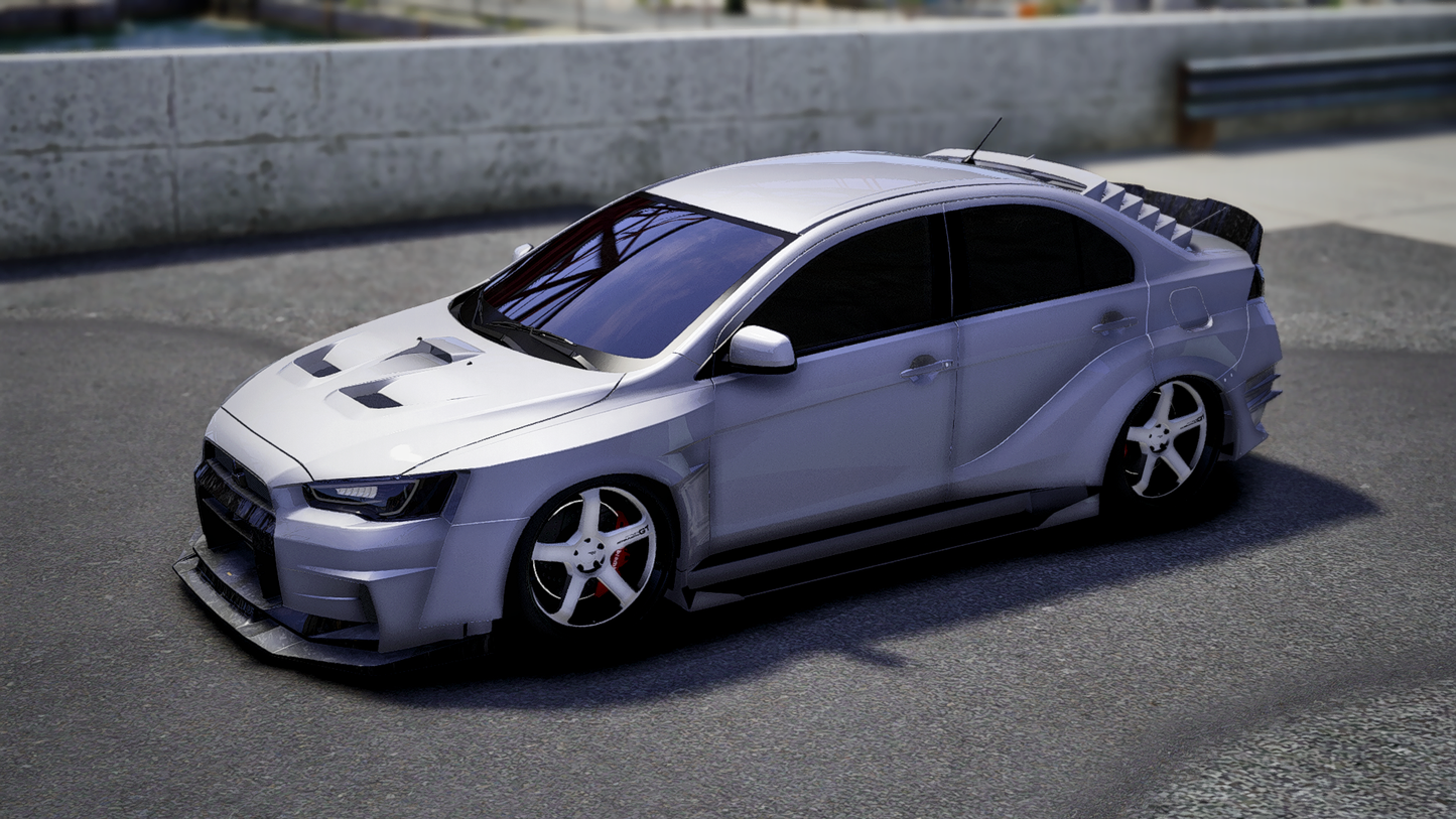 Mitsubishi Lancer Evo X Widebody Concept