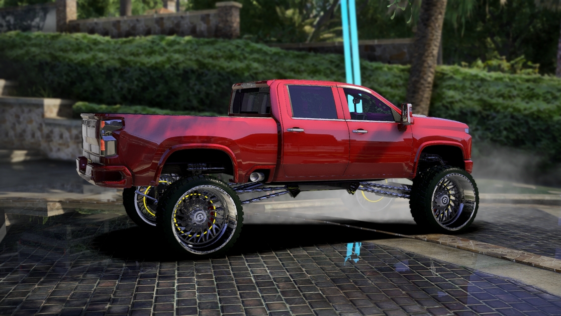 Chevy Silverado 2500HD LTZ Lifted SEMA | Debadged