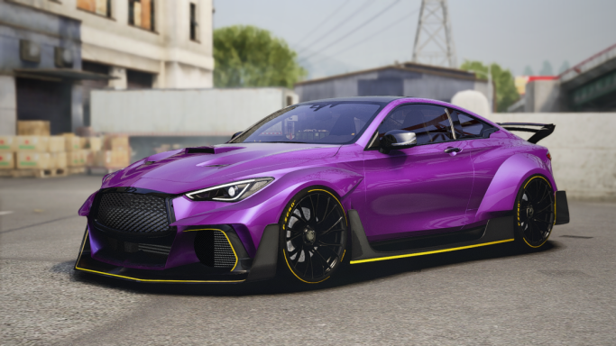 Infiniti Q60 Black S Hycade Edition | Debadged