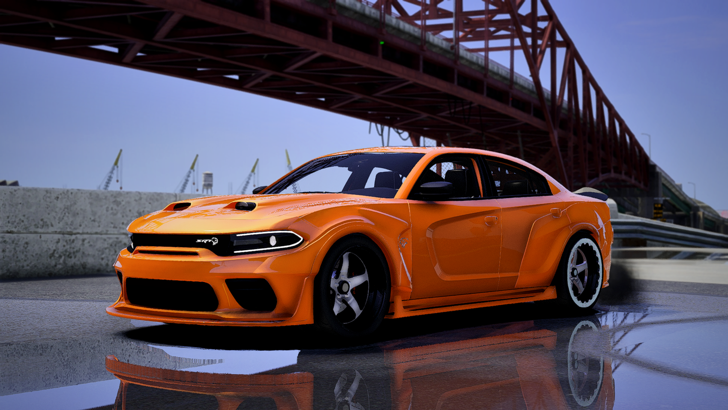 Dodge Charger: carrera de ojos rojos