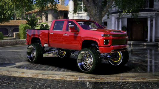 Chevy Silverado 2500HD LTZ Lifted SEMA | Debadged