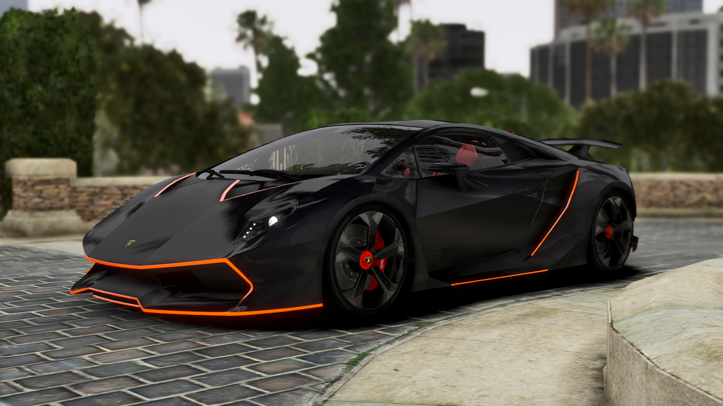 Lamborghini Sesto Elemento Neon Twin Turbo 2010