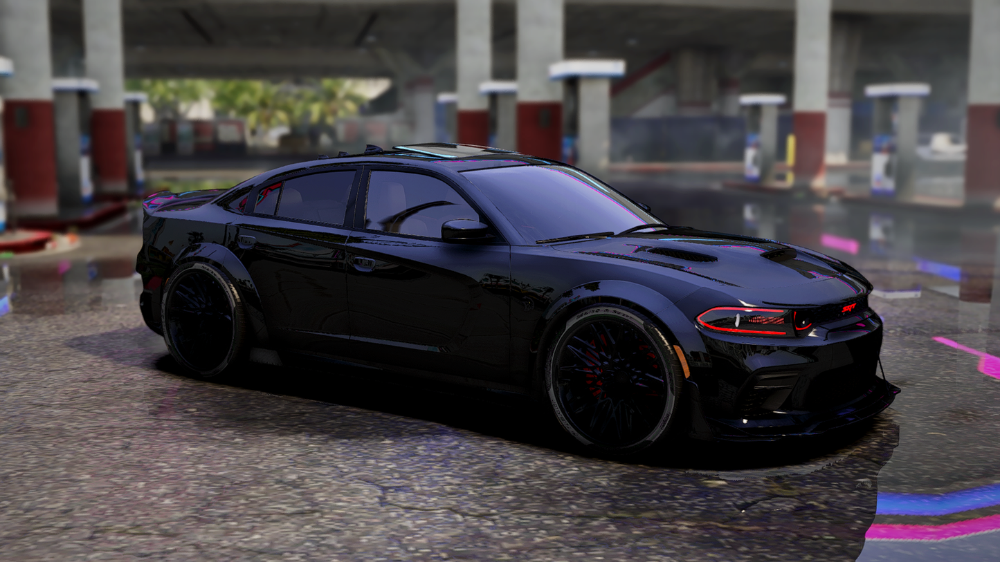 Dodge Charger Hellcat Black Red Edition