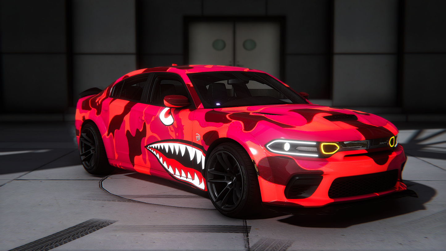 Dodge Charger SRT Hellcat Custom Mafia (+5 Bape Liveries)