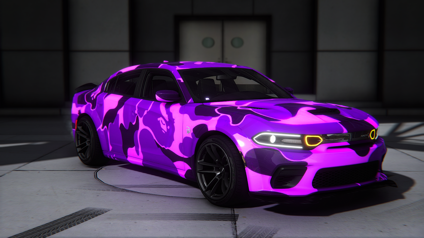 Dodge Charger SRT Hellcat Custom Mafia (+5 Bape Liveries)