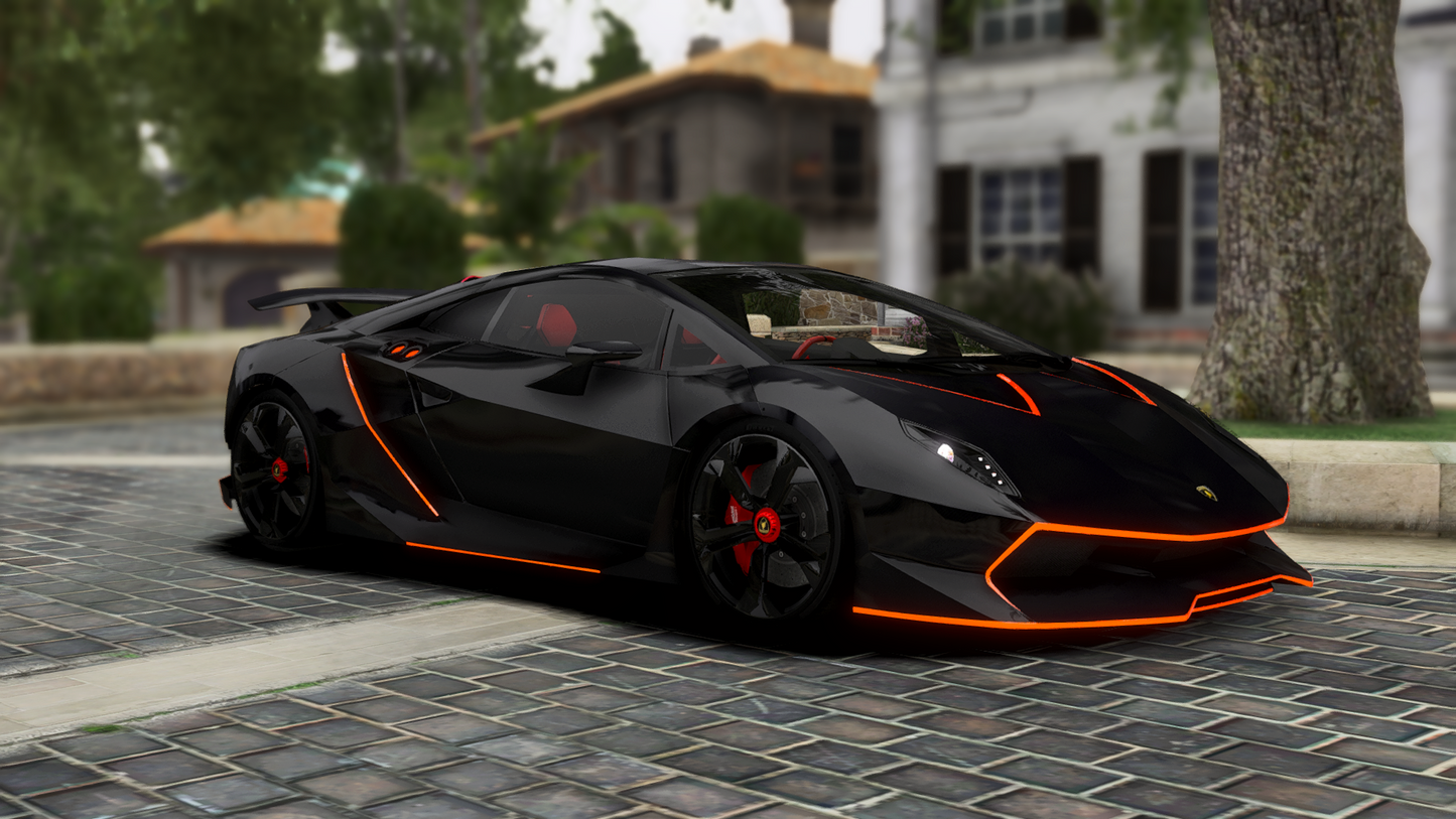 Lamborghini Sesto Elemento Neon Twin Turbo 2010