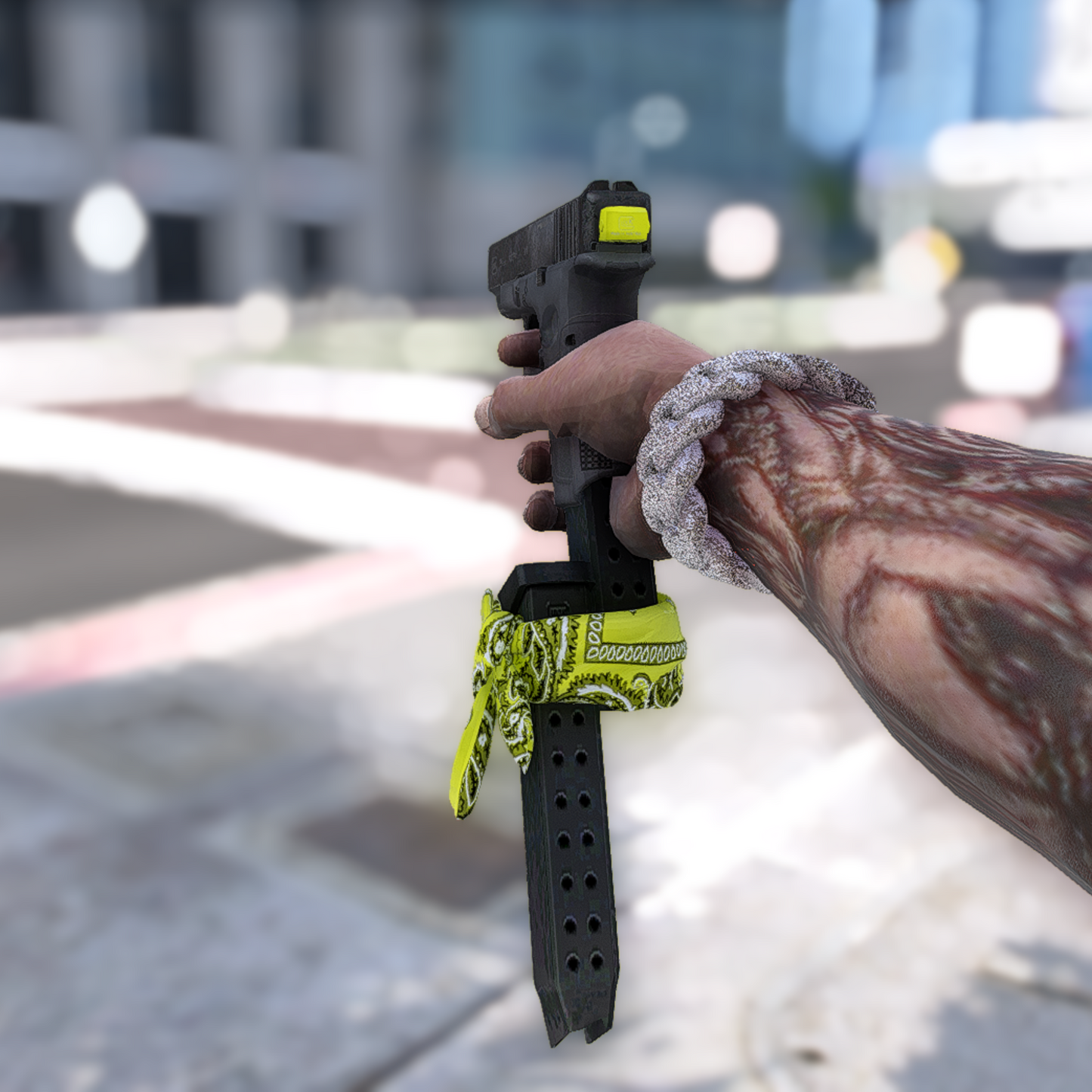 Glock Switch + Yellow Bandana