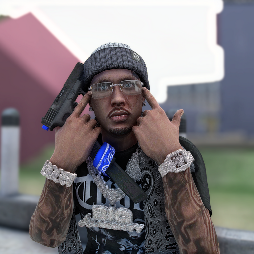 Blue Thunder Fivem Glock Switch + Blue Bandana – Capos FiveM Shop - Cars & MLOs