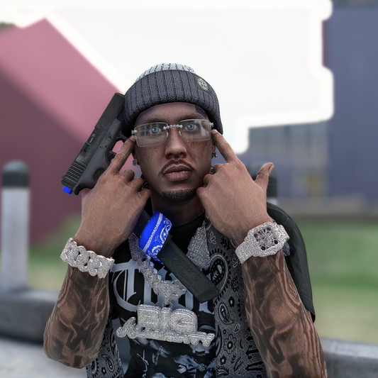 Glock Switch + Blue Bandana