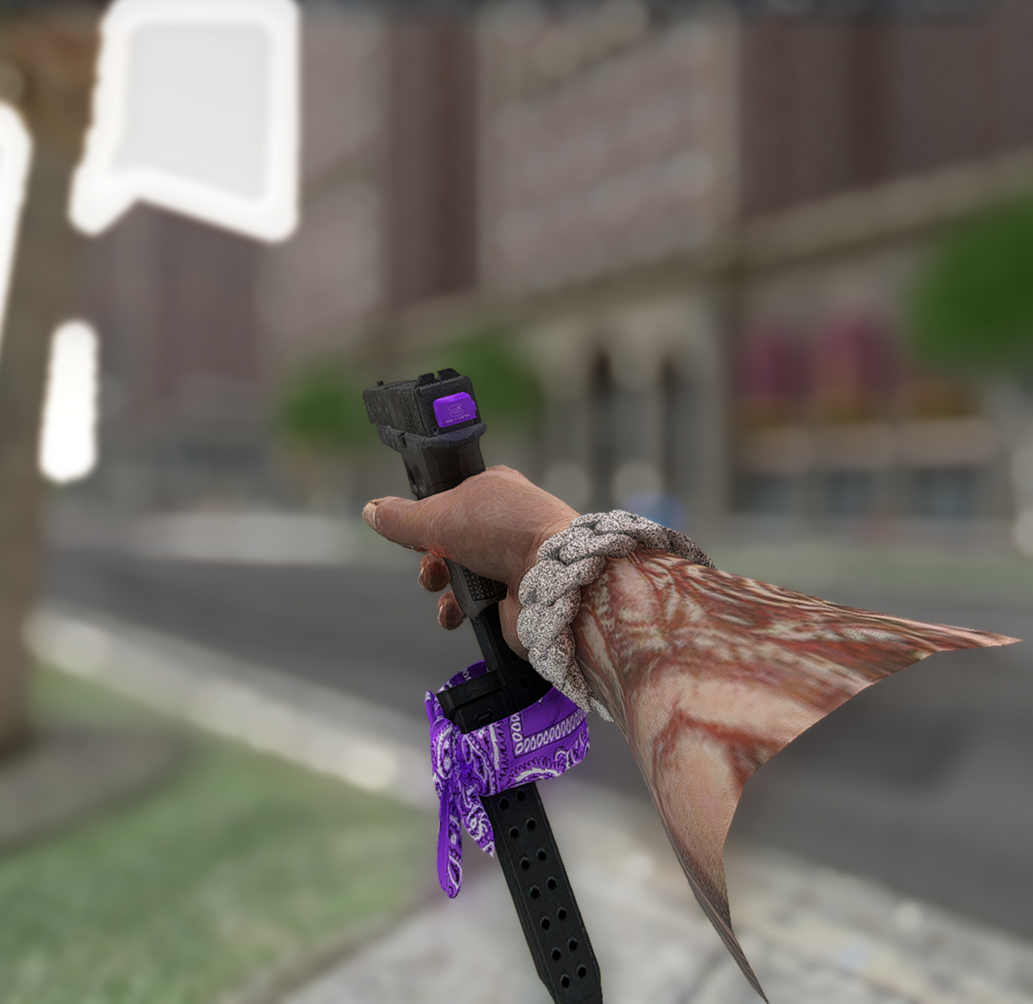 Glock Switch + Purple Bandana