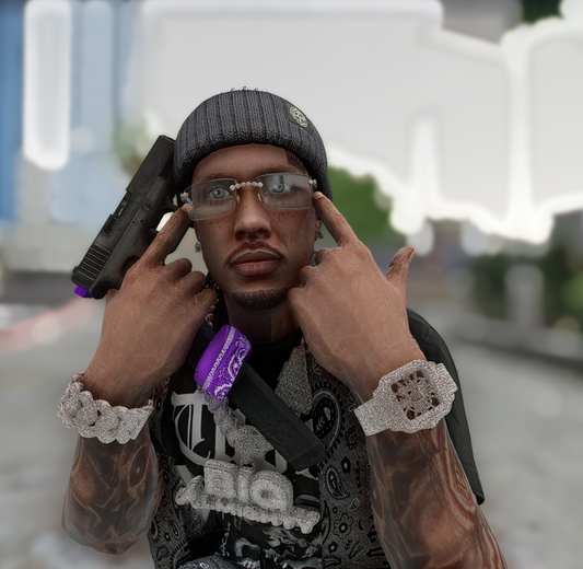 Glock Switch + Purple Bandana