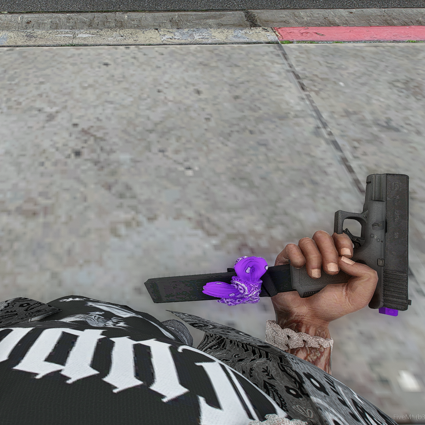 Glock Switch + Purple Bandana