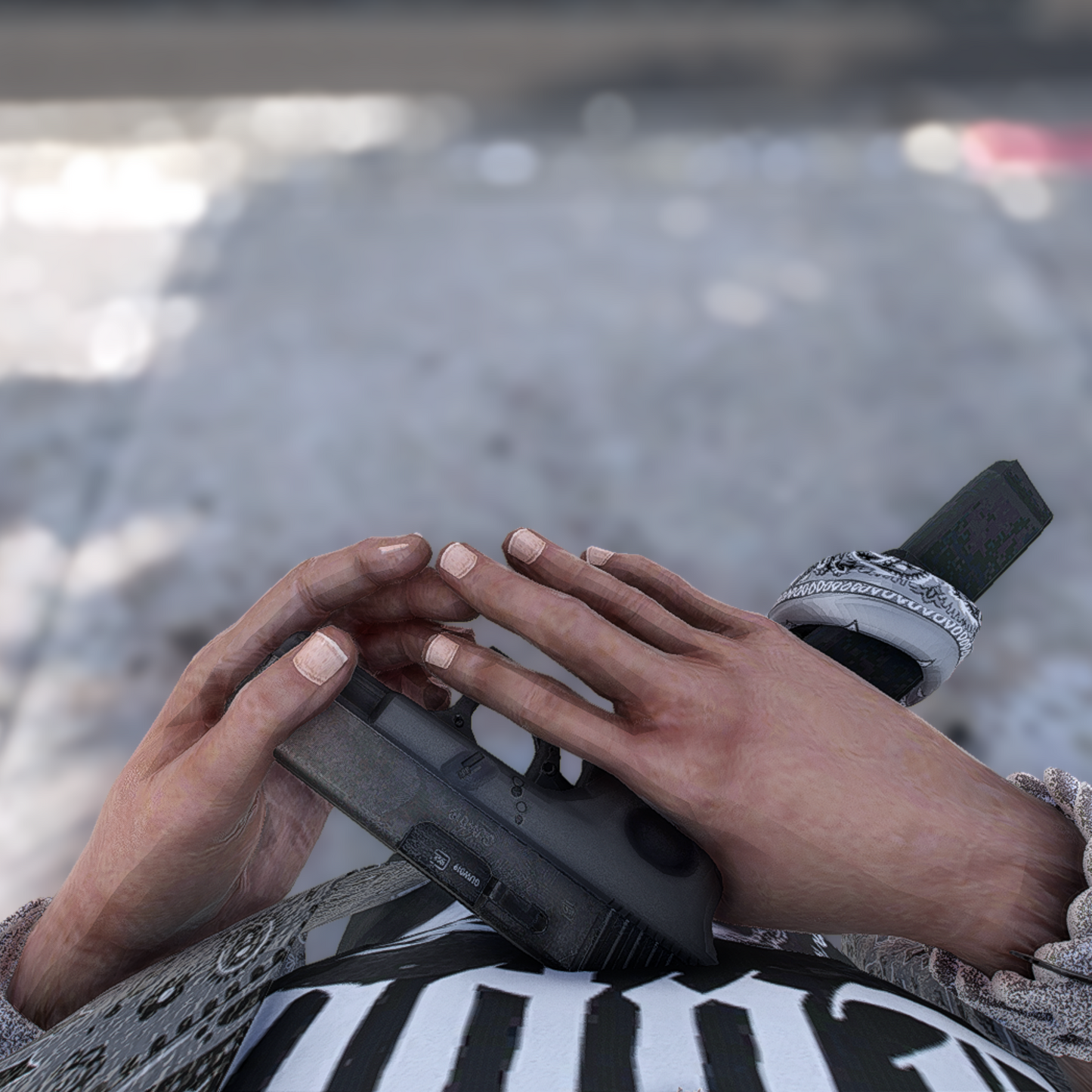 Glock Switch + Grey Bandana