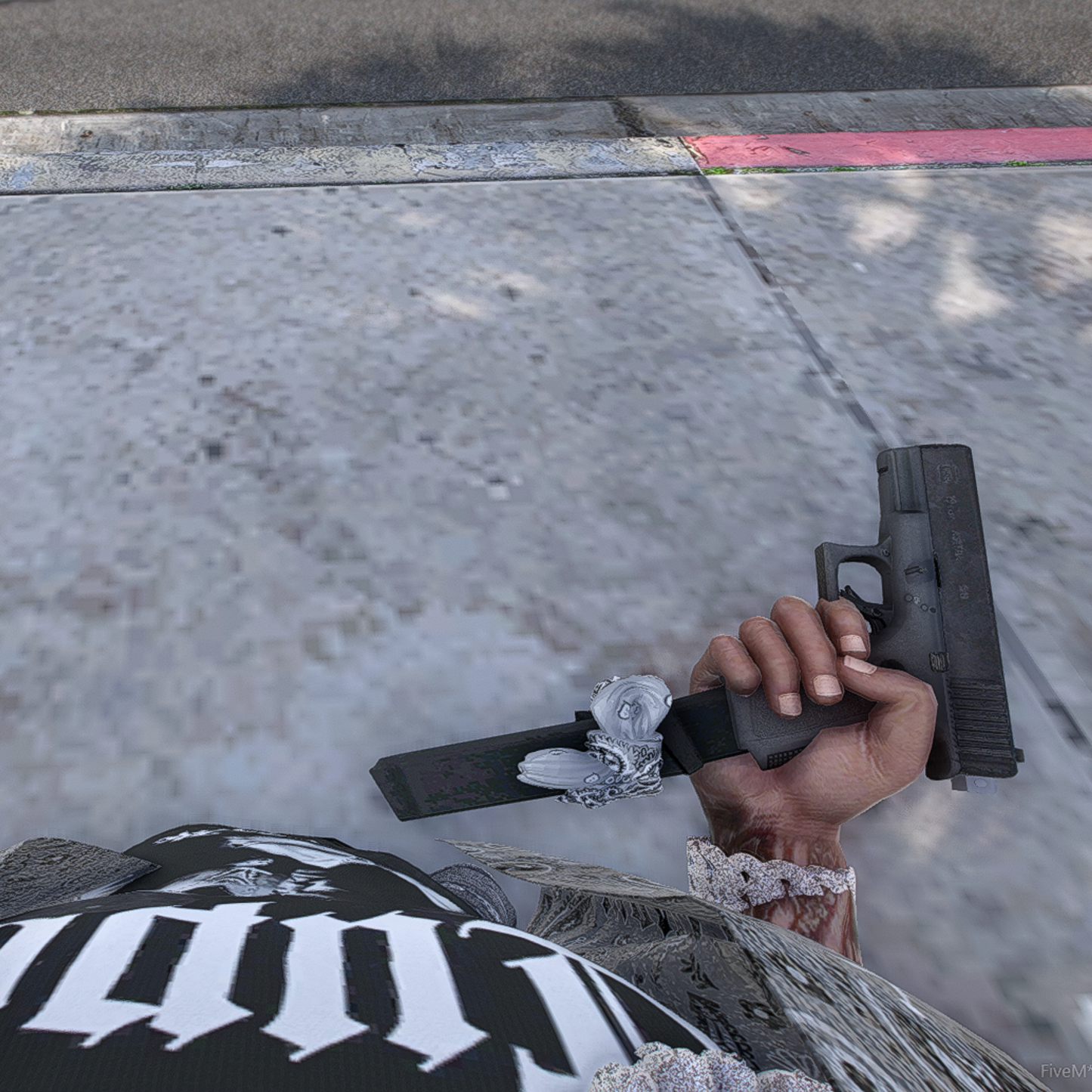 Glock Switch + Grey Bandana