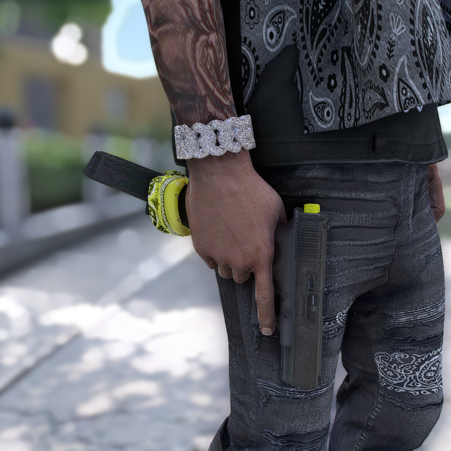 Glock Switch + Yellow Bandana